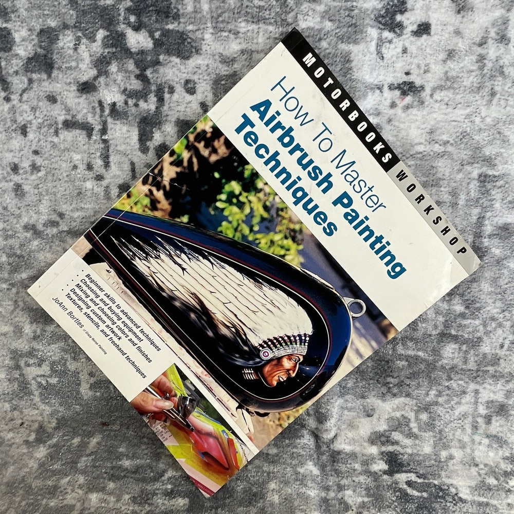 Motorbooks How To Master Airbrush Painting Techniques JoAnn Bortles Book